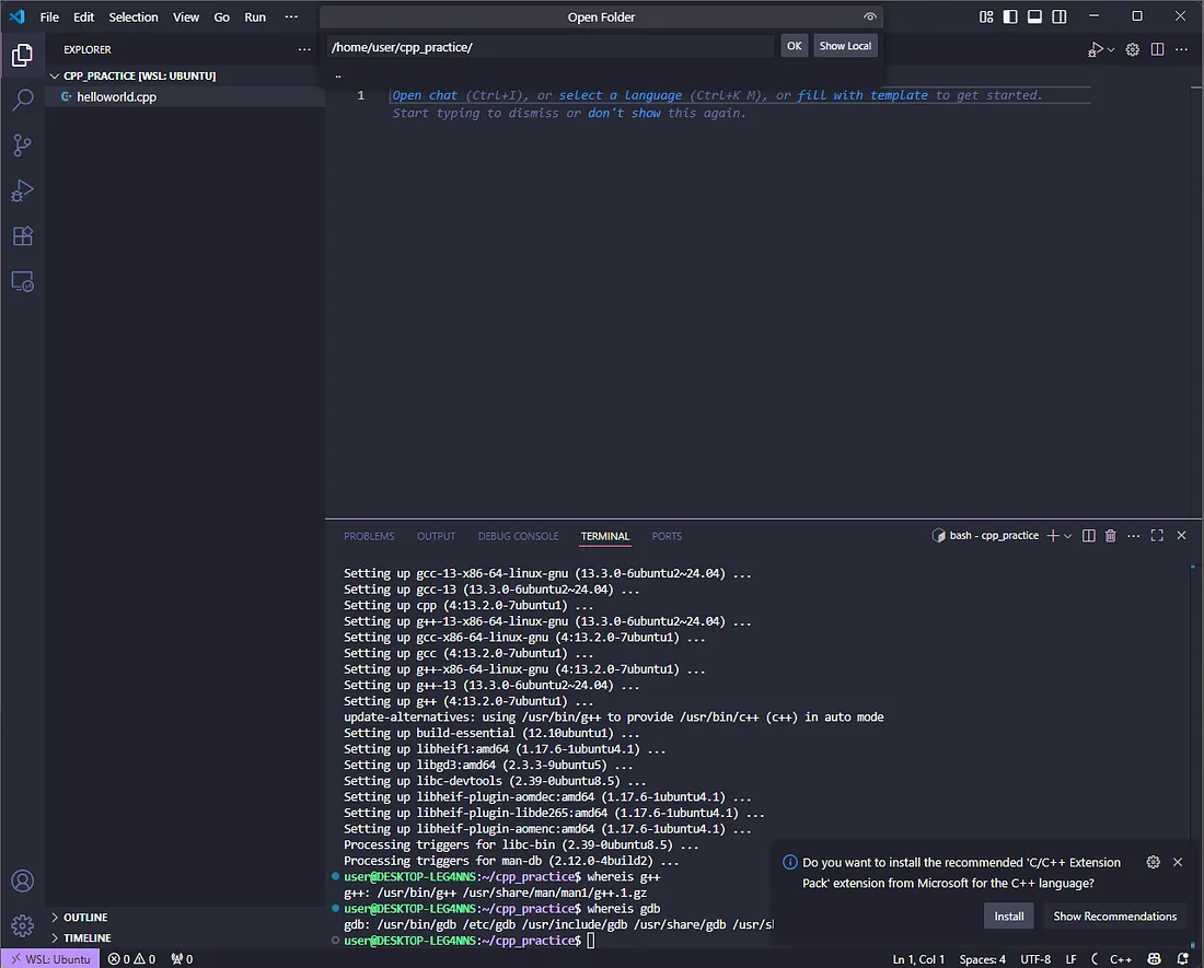 Cpp Vscode Extension