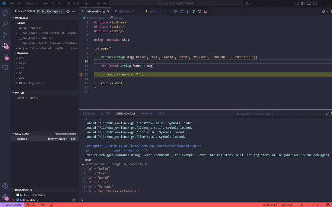 Debugging